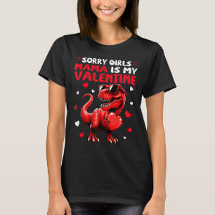 Entschuldigung Mädchen Mama ist mein Valentins-Din T-Shirt