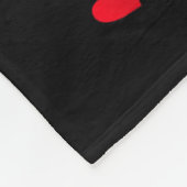 Entschuldigung Mädchen Oma ist mein Valentins-Dino Fleecedecke (Ecke)