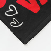 Entschuldigung Mädchen Oma ist mein Valentins-Dino Fleecedecke (Ecke)