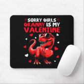 Entschuldigung Mädchen Oma ist mein Valentins-Dino Mousepad (Mit Mouse)