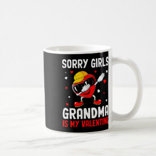 Entschuldigung Mädchen Oma ist mein Valentinsherz Kaffeetasse