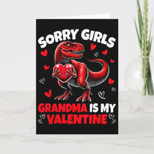 Entschuldigung Mädchen Oma ist mein Valentinstag D Karte