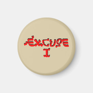 Entschuldigung Magnet