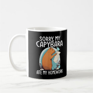 Entschuldigung, mein Capybara hat meine Hausaufgab Kaffeetasse
