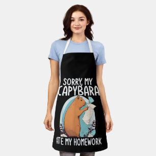 Entschuldigung, mein Capybara hat meine Hausaufgab Schürze