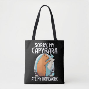 Entschuldigung, mein Capybara hat meine Hausaufgab Tasche