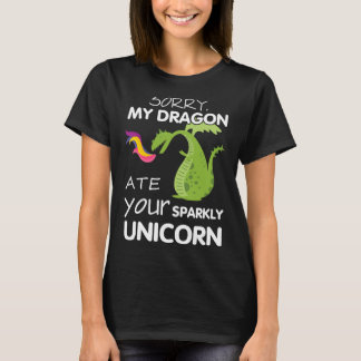 Entschuldigung, mein Drache hat deinen Funkelnd Ei T-Shirt