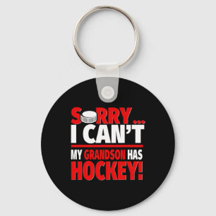 Entschuldigung, mein Enkel hat Hockey - Hockey-Gro Schlüsselanhänger