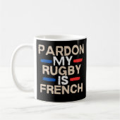 Entschuldigung, mein Rugby ist Franzose Kaffeetasse (Links)
