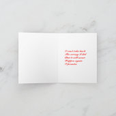 Entschuldigung, meine Liebe Grußkarte Karte (Innenseite)