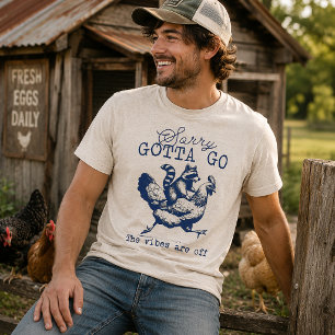Entschuldigung, muss gehen, die Stimmung ist nicht Tri-Blend Shirt