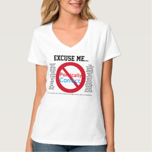 Entschuldigung nicht politisch EDIT T-Shirt