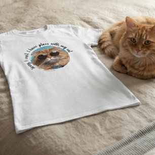 Entschuldigung Pläne Mit Katze Katzen Mama Origina T-Shirt