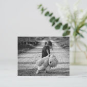 Entschuldigung Postkarte (Stehend Vorderseite)