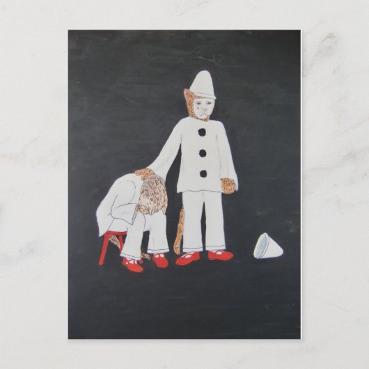 ‘Entschuldigung’ Postkarte (Vorderseite)