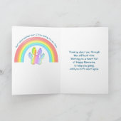 Entschuldigung | Rainbow Bridge Pet Loss Sympathie Karte (Innenseite)