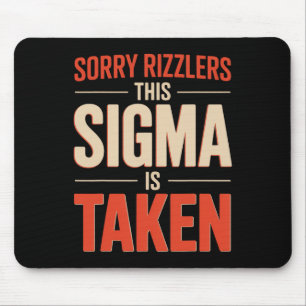 Entschuldigung Rizzlers Dieses Sigma ist Funny Val Mousepad