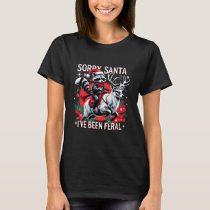 Entschuldigung Santa, ich bin wild gewesen Lustige T-Shirt
