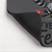 Entschuldigung Santa ich war wild Lustiger Waschbä Mousepad (Ecke)