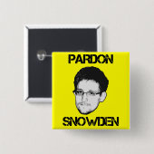 Entschuldigung Snowden Knopf Button (Vorne & Hinten)