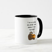 Entschuldigung Tasse für Kaffeeliebhaber! (VorderseiteRechts)