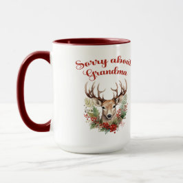 Entschuldigung über die Oma-Tasse Tasse