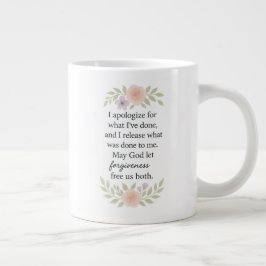 Entschuldigung/Vergebung  Jumbo-Tasse