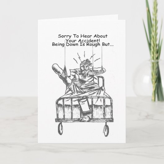 Entschuldigung, von Ihrem Unfall zu hören Karte (Vorderseite)