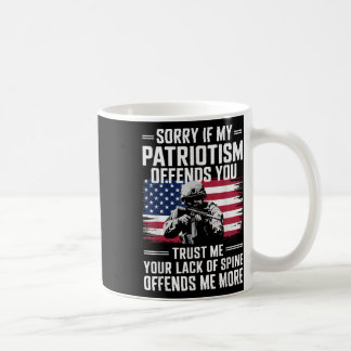 Entschuldigung, wenn mein Patriotismus Sie beleidi Kaffeetasse