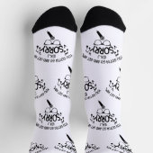 "Entschuldigung" X-Factor-Typ Lyrics Meme Socken (Oben)