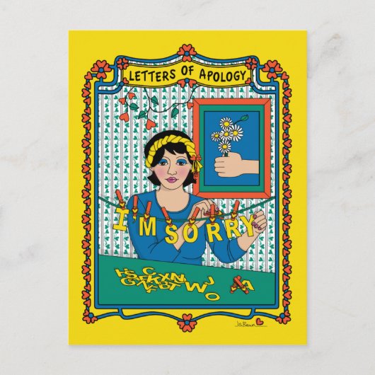 Entschuldigungsbriefe_B_Postkarte Postkarte (Vorderseite)