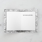 Entschuldigungskarte, Entschuldigungskarte, humorv Karte (Innenseite)