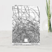 Entschuldigungskarte. Es tut mir leid, ich habe et Karte (Rückseite)