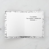 Entschuldigungskarte. Es tut mir leid, ich habe et Karte (Innenseite)