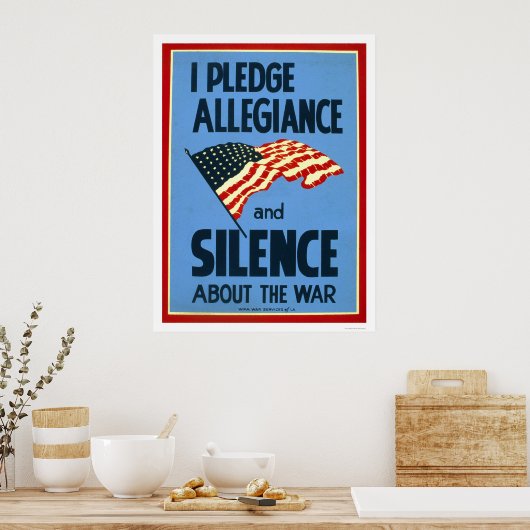 Entschuldigungskrieg 1941 WPA Poster (Küche)