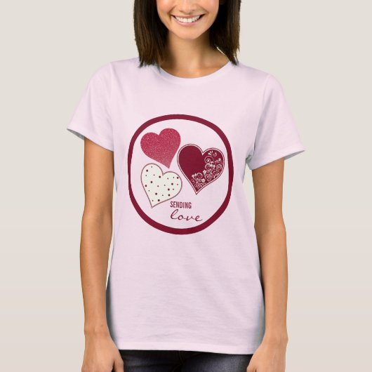 Entsende Liebe, Valentine T-Shirt (Vorderseite)