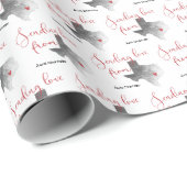 Entsendung von Liebe aus Texas - Valentinstag Geschenkpapier (Rolleneckpunkt)