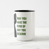 Entsetzliche Katze Sarcastic Spaß Kaffee Tee Kakao Tasse (Zentrum)