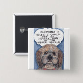 Entsetzlicher Doggie mit einer Einstellung! Das sa Button (Vorne & Hinten)