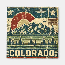 Entsetzliches Grunge Colorado Magnet