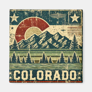 Entsetzliches Grunge Colorado Magnet