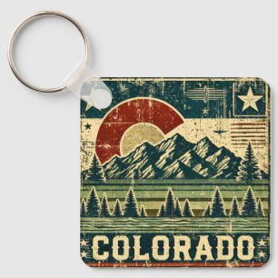 Entsetzliches Grunge Colorado Schlüsselanhänger
