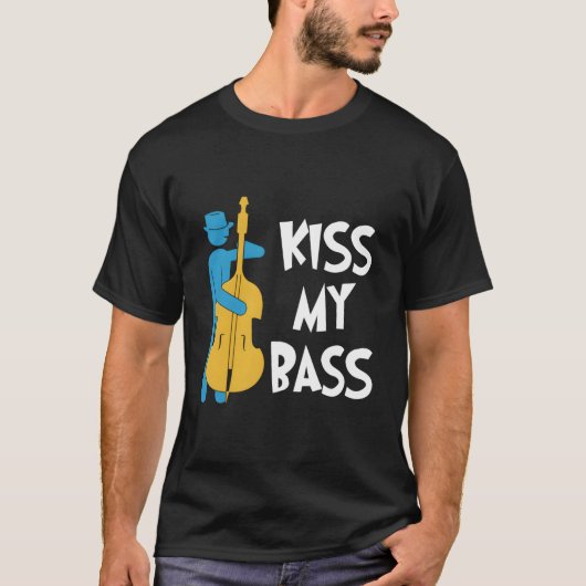 Entsetzliches Retro-Geschenk für Bass-Musiker T-Shirt (Vorderseite)