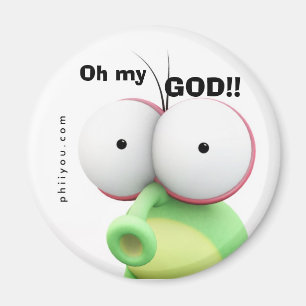 Entsetzt "oh meinem GOTT!! " Magnet