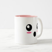 "Entsetzte" Emoji Tasse (VorderseiteRechts)