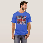 Entsetzte u.k Fahne Digitale Kunst Städtischer Dsc T-Shirt (Vorne ganz)