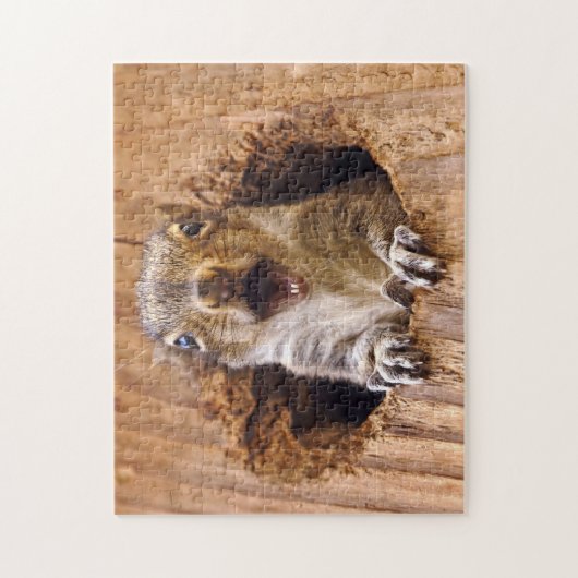 Entsetztes Eichhörnchen Puzzle (Vertikal)