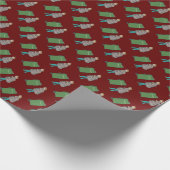 Entsorgen Sie den Müll Geschenkpapier (Ecke)