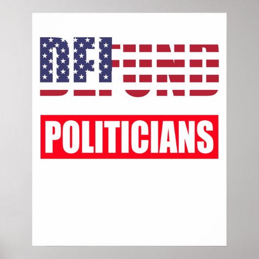 Entsorgt Politiker Poster (Vorne)