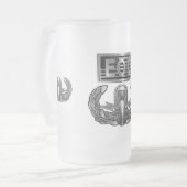 Entsorgung explosiver EOD-Stoffe Mattglas Bierglas (Vorderseite Links)